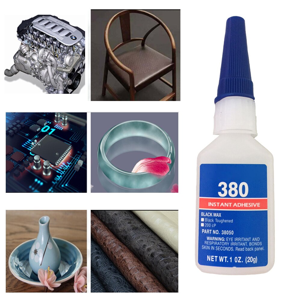 20g rápido adhesivo ABS PVC Fix líquido instantáneo rápido Super pegamento multiusos plástico fuerte hogar goma herramienta de unión de secado rápido