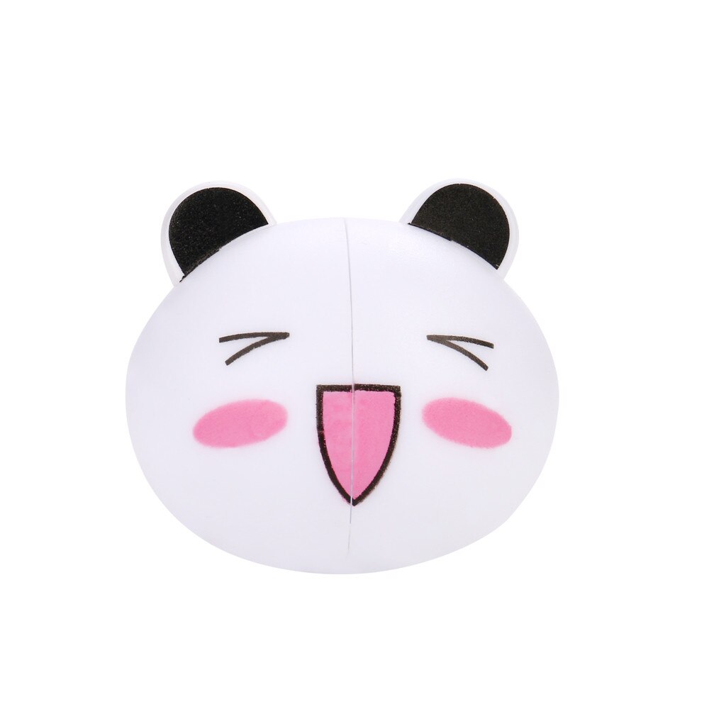 Lovely Cartoon Animal Head Toothbrush Holder Stand Cup Mount Suction Wall Mount Storage Rack Bathroom Accessories Set