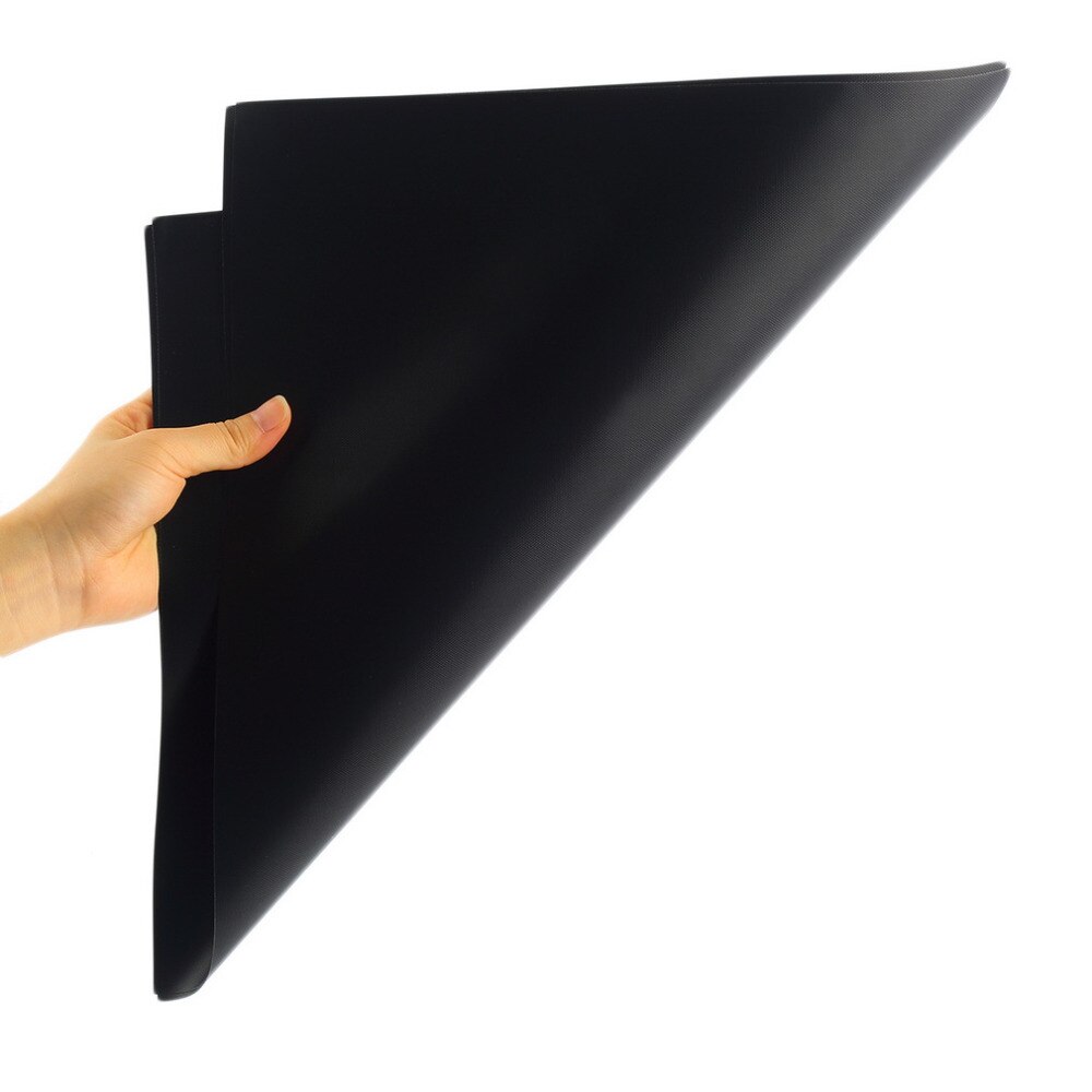 2 stks/set BBQ grill mat voor barbecue grill vel koken en bakken en magnetron gebruiken zwart