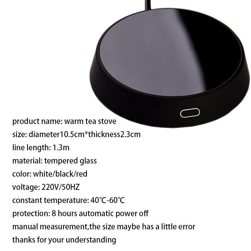 220V Electric Ceramic Stove Coffee Milk Juice Tea Heating Heater / Tea Ceremony Accessories Warmer Coaster Teapot Hold As