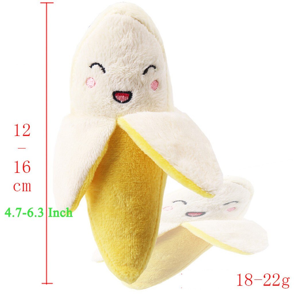 Funny Pet Toys Cartoon Cute Bite Resistant Plush Squeaky Toy Pet Toy For Cats Dogs Interactive Supplies Pet Partner#p30: O