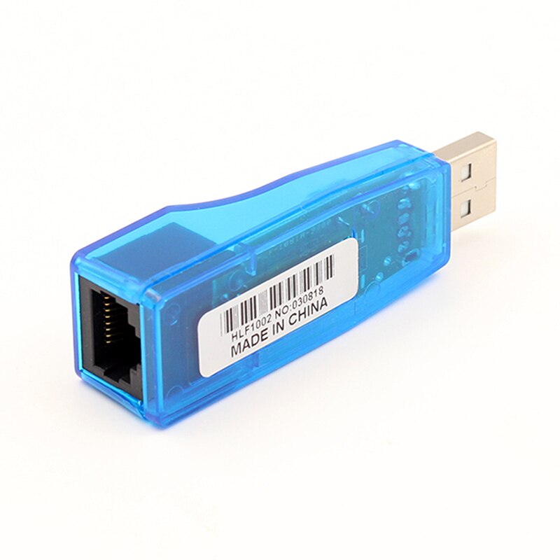 Adaptador de tarjeta de red USB a Lan RJ45, Conector de tarjeta de red cableada para PC, portátil, Win7