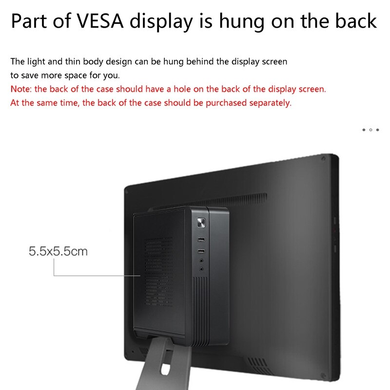 MX02 Mini ITX Computer Case HTPC Host Chassis USB2.0 ITX Enclosure Industrial Control Chassis for Office Business