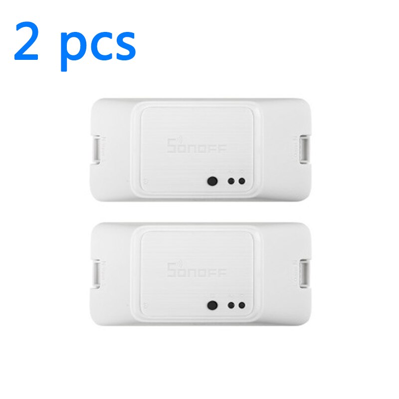 1/2/3/4/5/6 pièces SONOFF Basic R3 commutateur intelligent APP Smart Home WIFI 10A Modules intelligents compatibles avec Alexa Google domotique: 2PCS