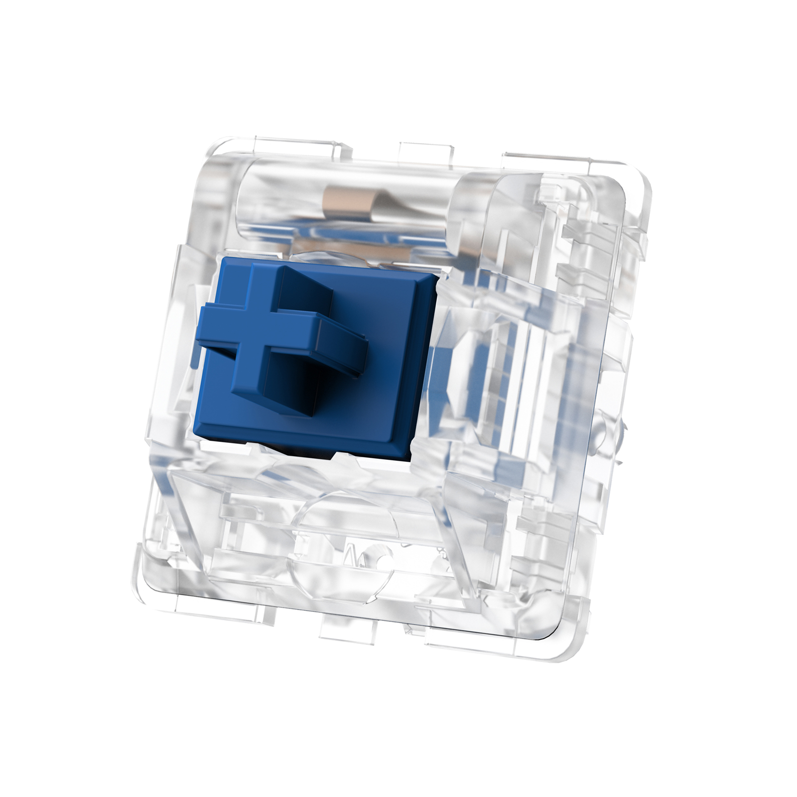 Durock silent lineære switches, dolphin 62g silent lineære switches, daybreak 67g til cherry mx silent lineært mekanisk tastatur, switches: Oliven / Gul kontakt