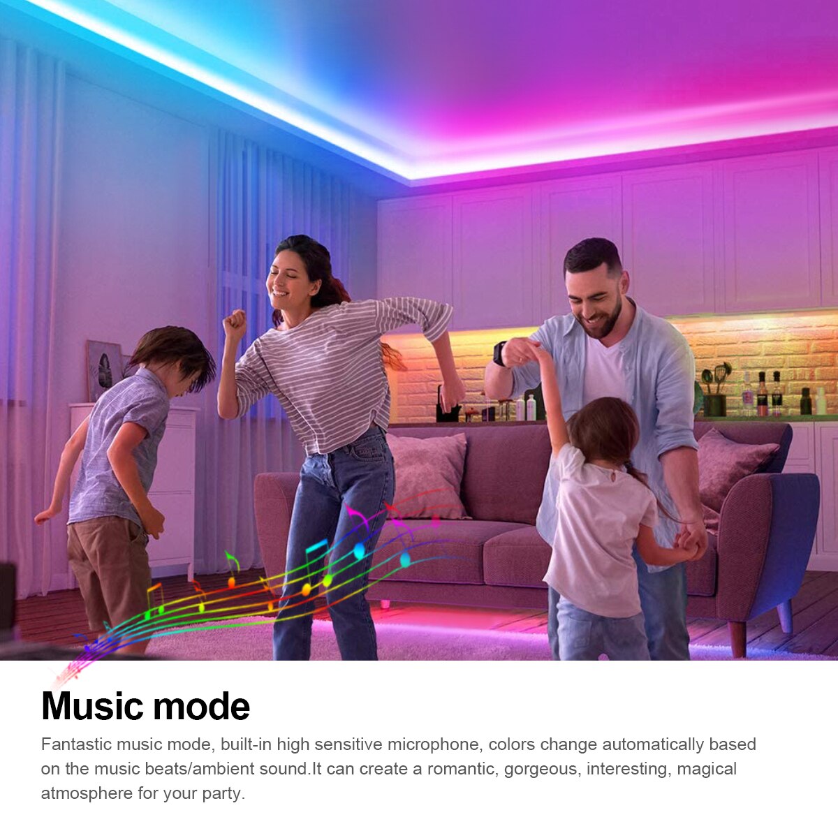 WIFI LED Strip light Siri Voice App Control Compatible Apple Homekit/Alexa/Google Home For Smart House Decor Backlight Lighting