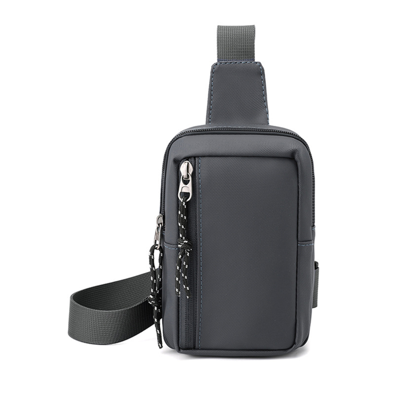 Herren Umhängetasche Oxford Luxus Männer Brusttasche Mann Schlinge Umhängetasche für Männer neue lässige Handtasche Reise Telefon Taschen: Braun