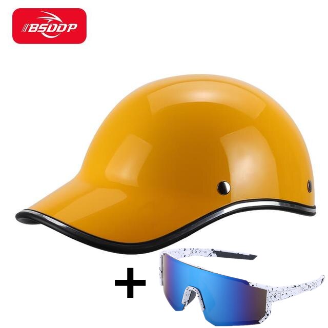 Rijden Helm Motorcycle Goggles Outdoor Sport Baseball Cap Rijden Cap Mannen En Vrouwen Beschermende Helm Apparatuur: A