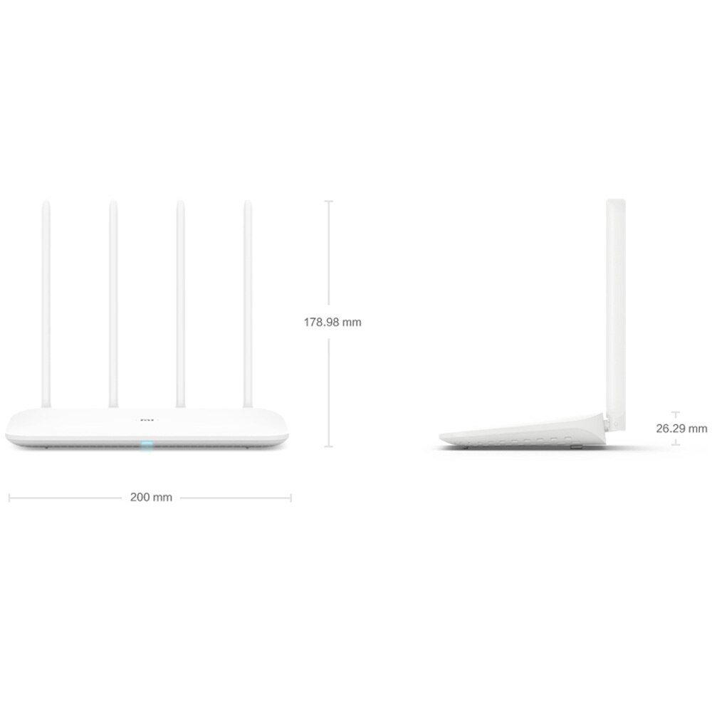 Originele Xiaomi Mi Router 4 Draadloze 2.4/5Ghz Dual Band Wifi 1167Mbps 4 Antennes Netwerk Dual Core minet Een Belangrijke Verbinding