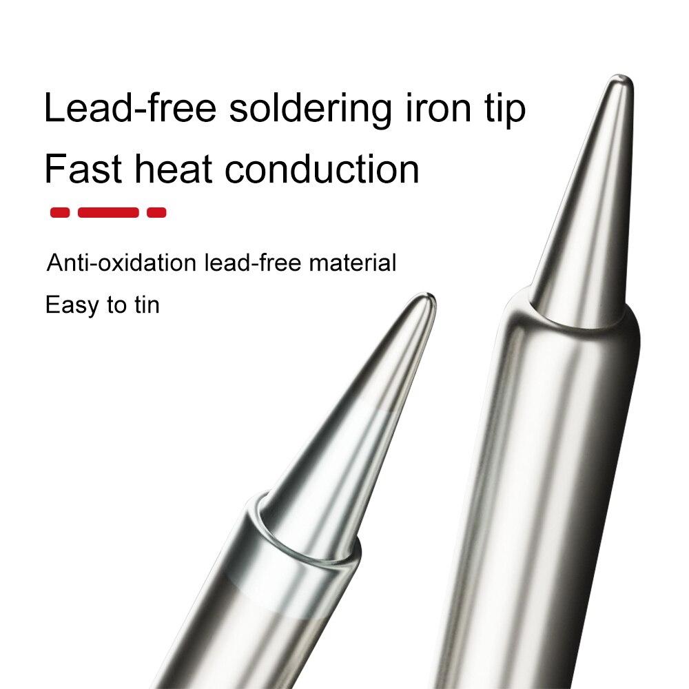 Adjustable LED Digital Soldering Station Rework Station Electric Soldering Iron For Phone PCB IC SMD BGA Welding Repair Wanptek