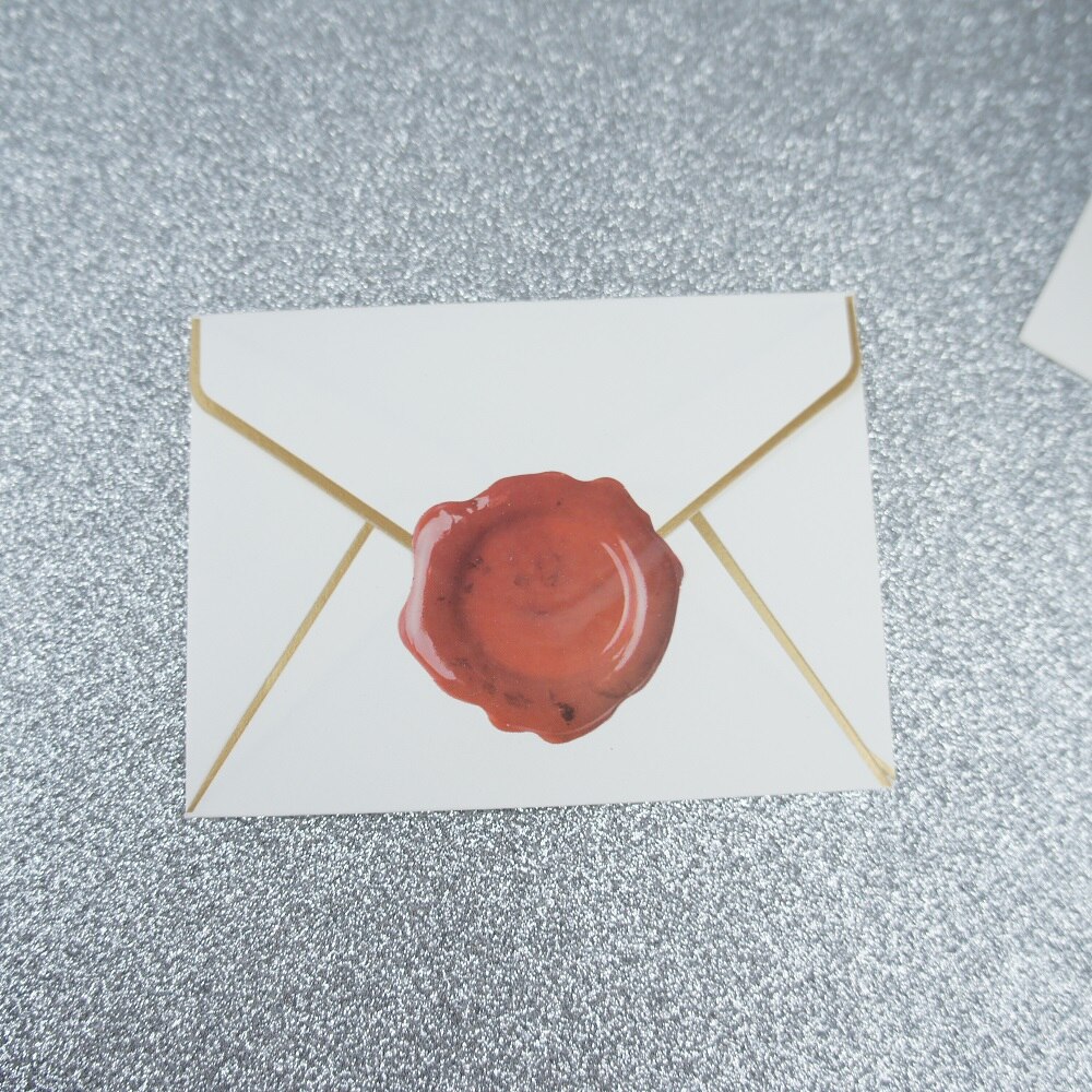 25 sæt guld tak fold kort enkelt tak giver dag kort send heldig kærlighed bryllup fest kort invitation med konvolut