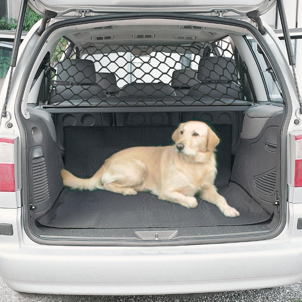 El coche de perros de Compañía lleva suministros de red de protección anticolisión impermeable barrera de aislamiento del coche malla mascota red de seguridad del maletero