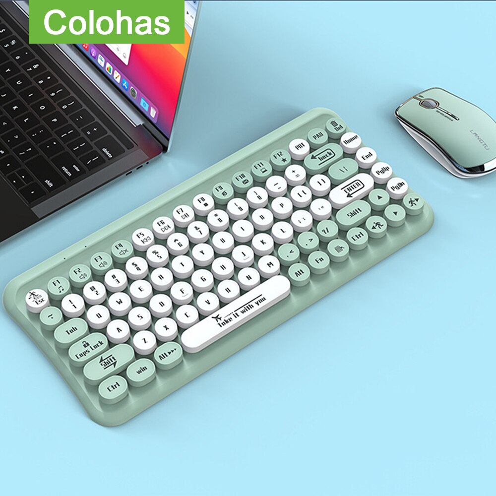 Set tastiera Wireless per MacBook PC Gamer Computer Laptop tastiera da gioco Kit Mouse tastiera Gamer tastiera del Computer wirelesss