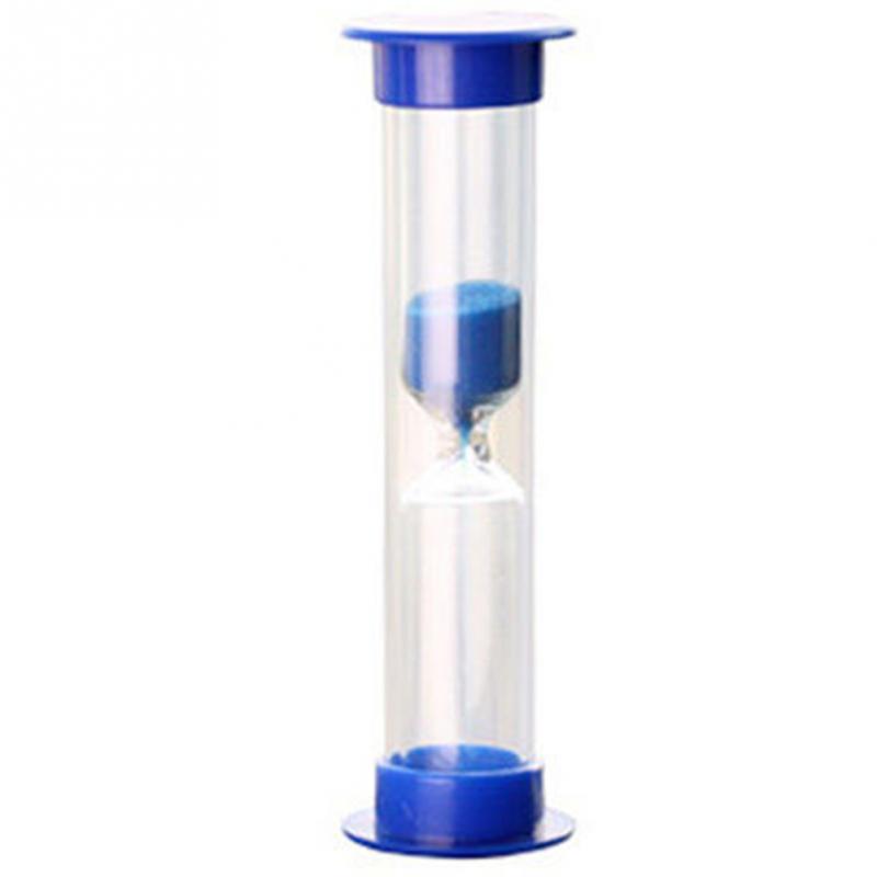 2/3/5/10 Minutes Mini Sand Timer Glass Sand Dropping Time Counter Glass Hourglass Timer Clock Home Decorations: blue / 2min