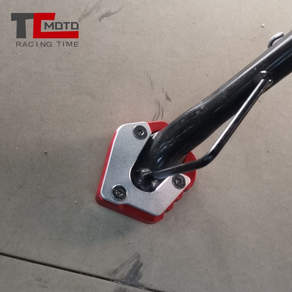 Motorfiets Side Stand Pad Plaat Kickstand Vergroter Ondersteuning Uitbreiding Voor Yamaha Yzf R15 V3 Yzf R15 V3