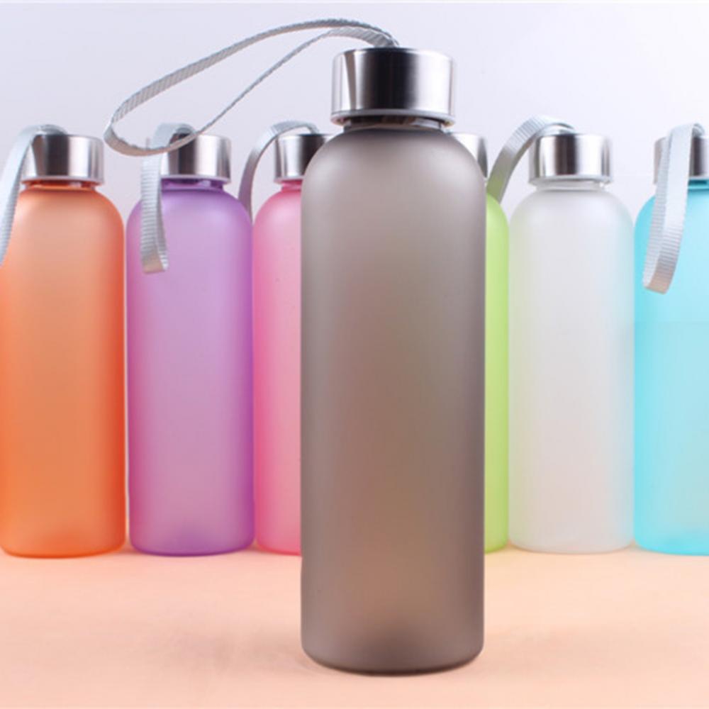 600Ml Outdoor Camping Draagbare Multifunctionele Fietsen Reizen Drank Water Fles Water Cup Fles Water