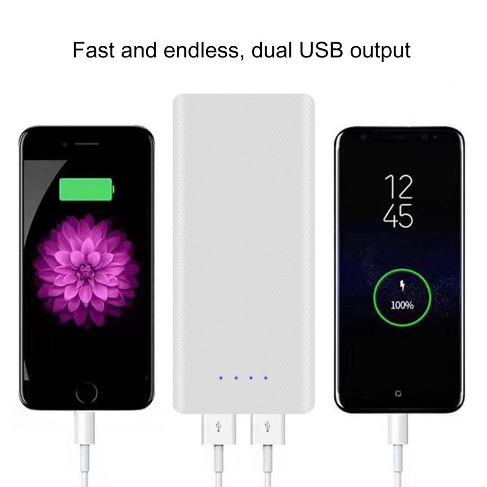 5V Dual Usb 8*18650 Power Bank Batterij Box Mobiele Telefoon Oplader Diy Shell Case Voor iphone6 Plus S6 Xiaomi W8