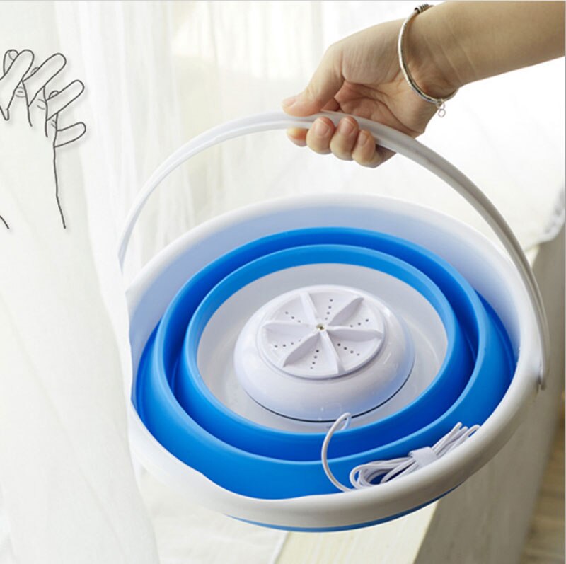 portable mini washing machine small folding foldable shoe washer travel lavatrice da campeggio laundry tub Mask cleaning bucket