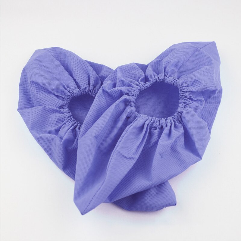 1 paio di copriscarpe in tessuto non tessuto per uso domestico coprigambe antipolvere copriscarpe lavabile antiscivolo spesso antistatico resistente tutto'usura: leggero viola