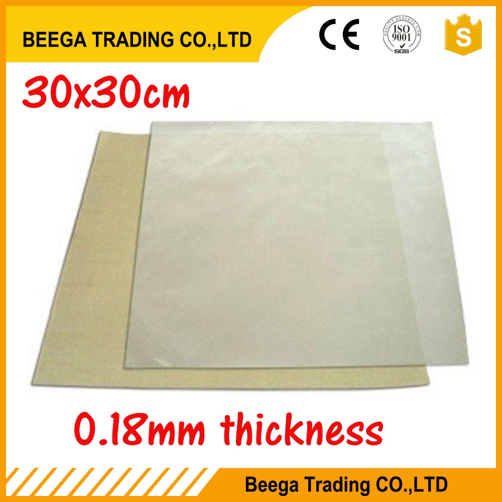 Teflon Fabric High Temp. Resistant 30*30cm, 0.18mm Thickness Teflon Sheets