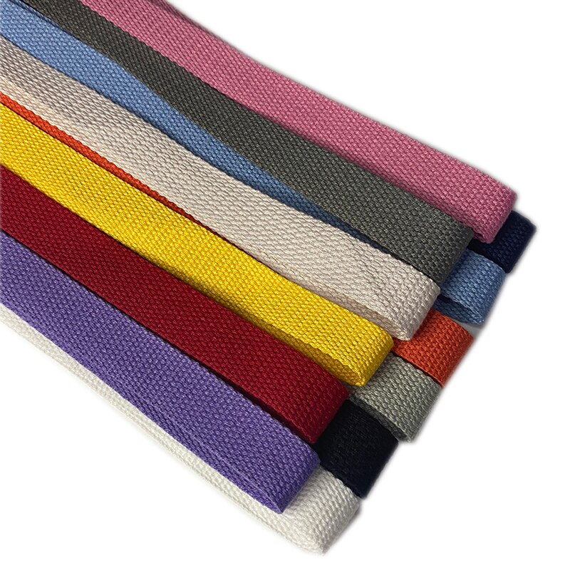 5 Yards 3/4 "Polyester/Katoenen Canvas Lint Singels 20Mm Riem Tas Knapzak Handtas Strap Naaien Accessoires Zwart wit Rood Grijs