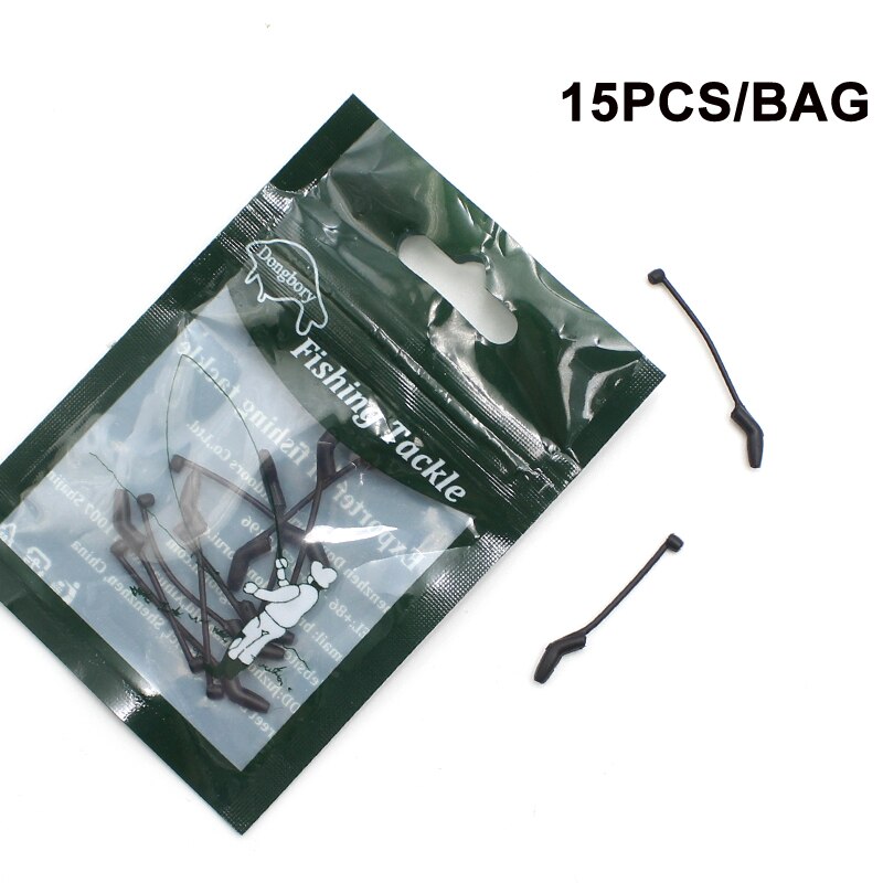 15PCS Karpervissen Haak Kickers D Rig Kicker Aligners Haken Mouwen Rigs Accessoires End Terminal Visgerei