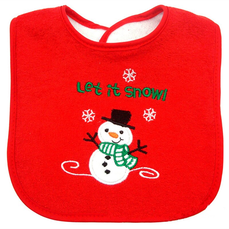 Baberos de Navidad para bebé, Baberos para comer, Baberos de dibujos animados para bebés, Baberos para niños, babero para bebés, babero infantil