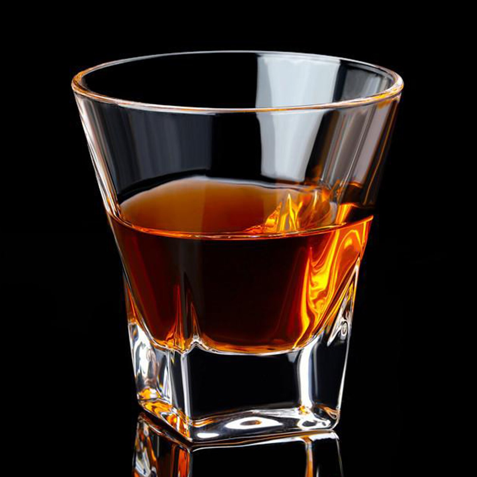 Transparent Whiskey Glass Heat Resistant Beer Glass Wine Water Tea Cup Home Bar Drinkware