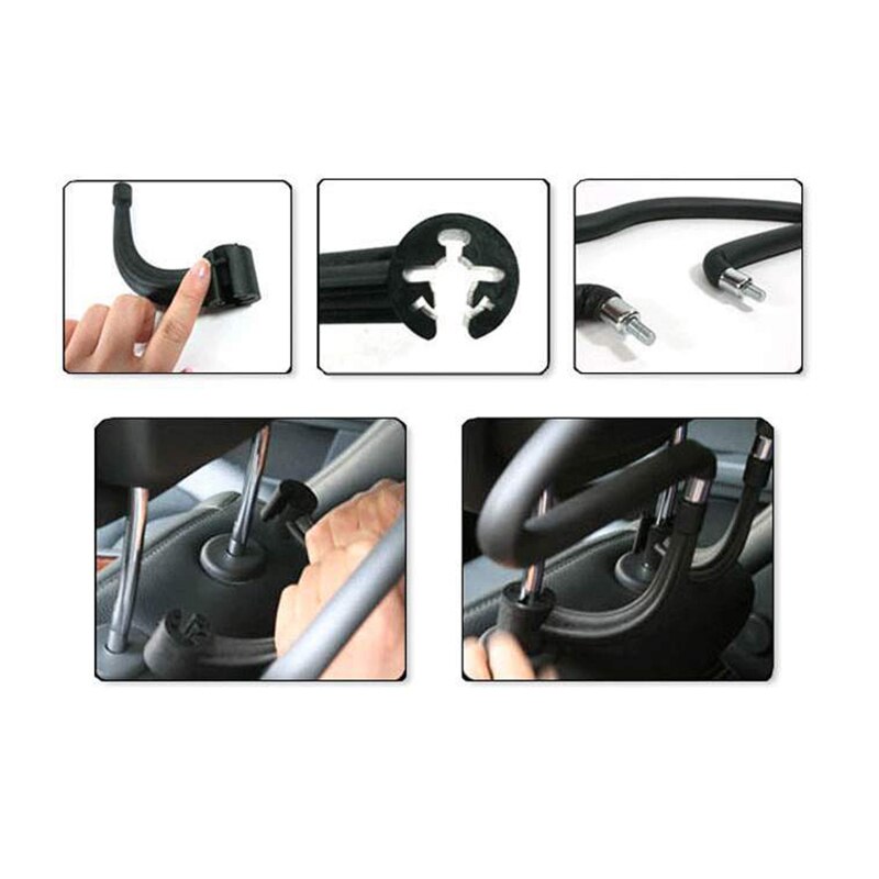 Perchero para asiento de coche, soporte para colgar ropa, reposacabezas automático, chaquetas de viaje, bolsas, accesorios para coche