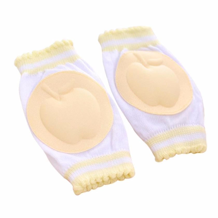baby crawling knee pads cotton Baby Safety Crawling Elbow Cushion Toddlers Knee Protector knee pads kids ginocchiere nice: yellow