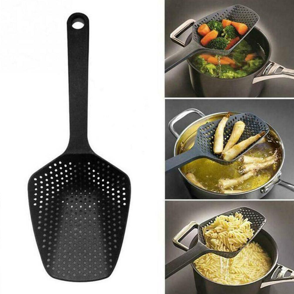 Home Tools 1Pc Kitchen Large Scoop Colander Pasta Heat Resistant Strainer Plastic Ice Cream Scoop