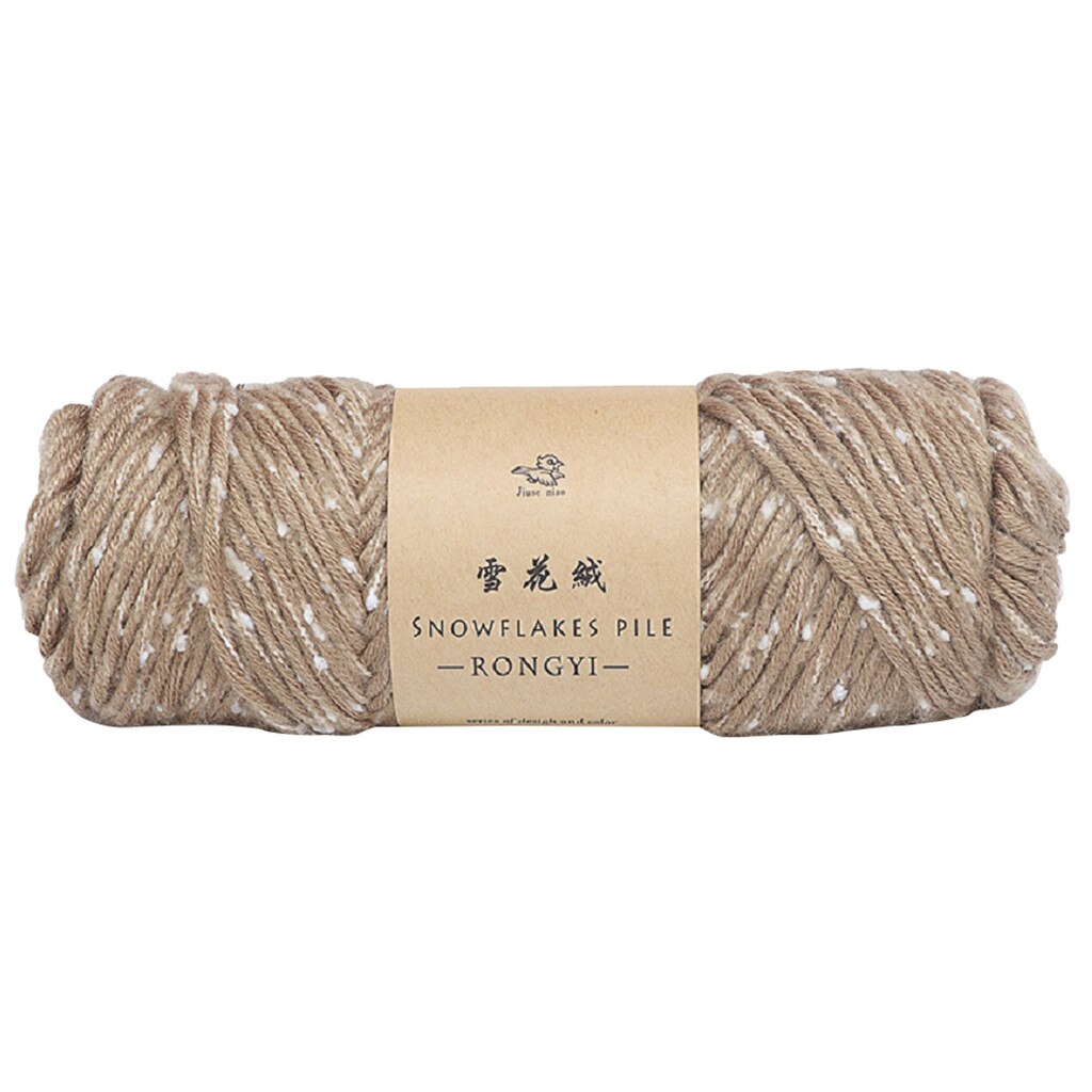 100g Snowflake Scarf Line Diy Crochet Thick Wool Sweater Baby Line Lover Cotton @35: I