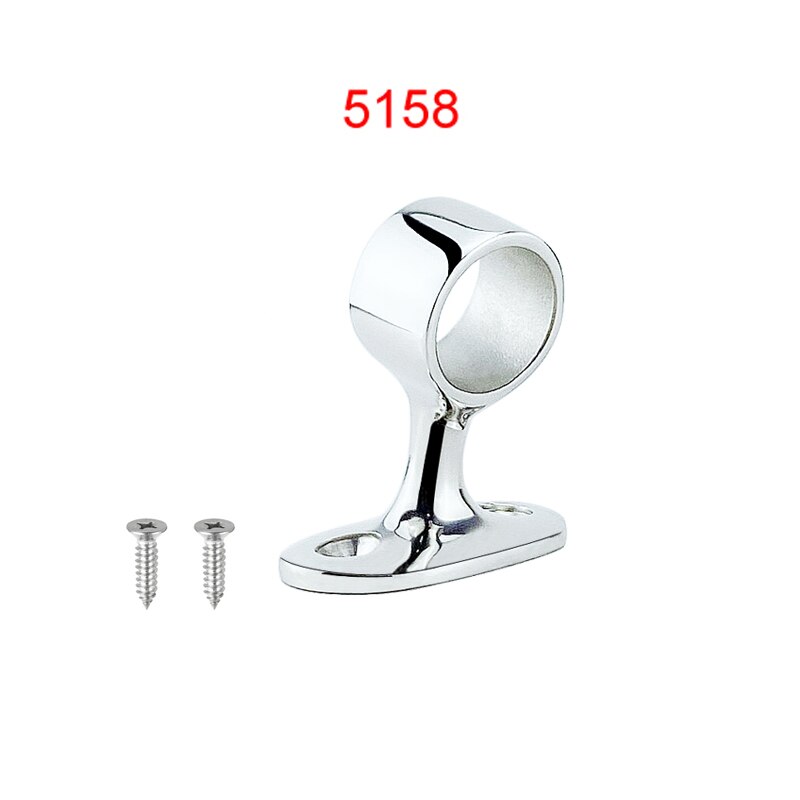 2X Angles 316 Stainless Steel Boat Hand Rail Fitting Marine Railing Support Bracket Tube Stanchion Hardware Yacht Accessories: 5158