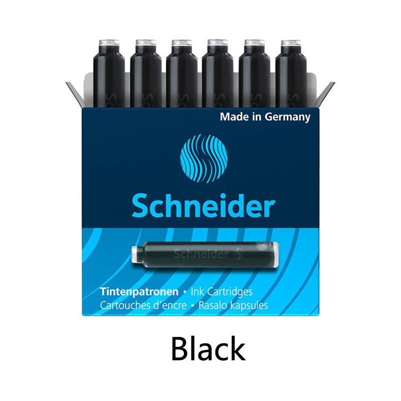 6/30/100 stücke Deutschland Schneider Brunnen Stift Tinte Sack Tinten Patrone Schreiben Schwarz Blau Blau Schwarz Kalligraphie tinte Flasche: rot
