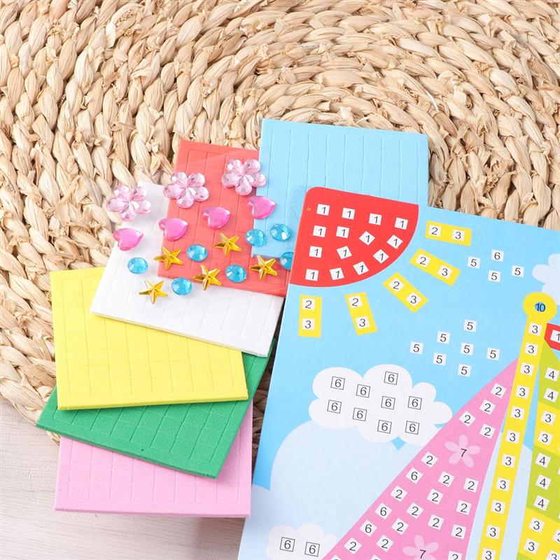 Klistremerke eva pedagogisk 3d gjør-det-selv mosaikk klistremerke lage klistremerker mosaikk klistremerker for barn baby barn