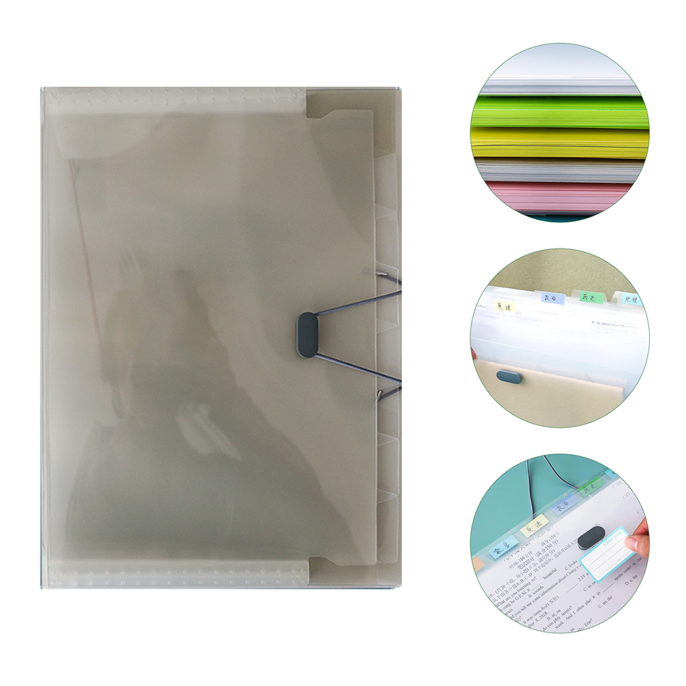 Folder Multi-layer Document Folder File Folder File Organizer Bag Paper Container for Outdoor Office: Default Title