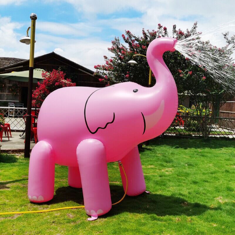 Zomer Eenhoorn Huis Tuin Pvc Olifant Dier Water Park Opblaasbare Strooi Water Speelgoed Kinderen Spelen Waternevel Speelgoed Voor Baby