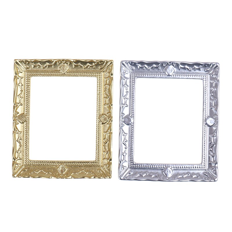 1/12 Doll House Miniature Resin Photo Frame Simulation Furniture Model Toy 7.3cmx6.0cm
