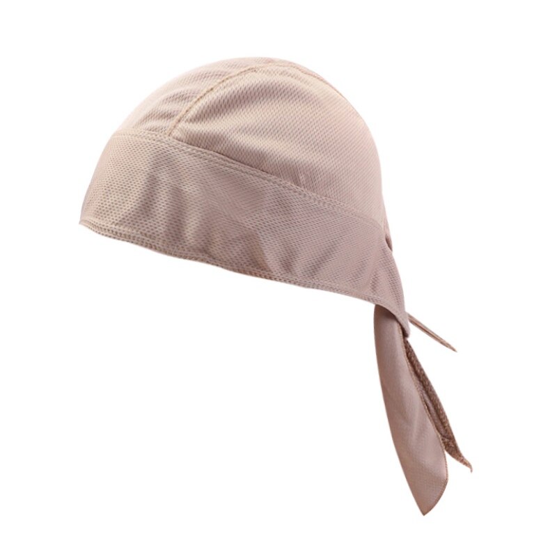Pañuelo para Ciclismo de secado rápido, pañuelo para la cabeza, para hombre, para correr, para el verano, pañuelo para la cabeza, gorro pirata, gorro, diadema: Apricot