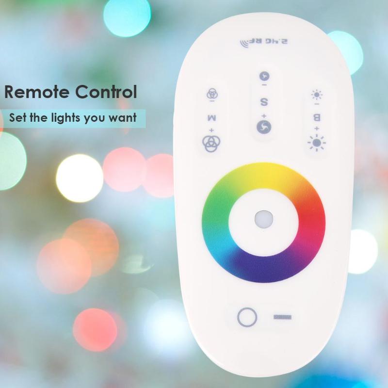 2.4g rgb led strip touch-skærmdæmper 2.4g touch screen led rgb strip controller trådløse rf fjernbetjeningssæt