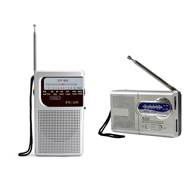 Antena de Rádio AM FM Full-Channel, Telescópica, Rotativa, Aérea, Metal, M2.5, 5 Secções, 17 cm, 25cm