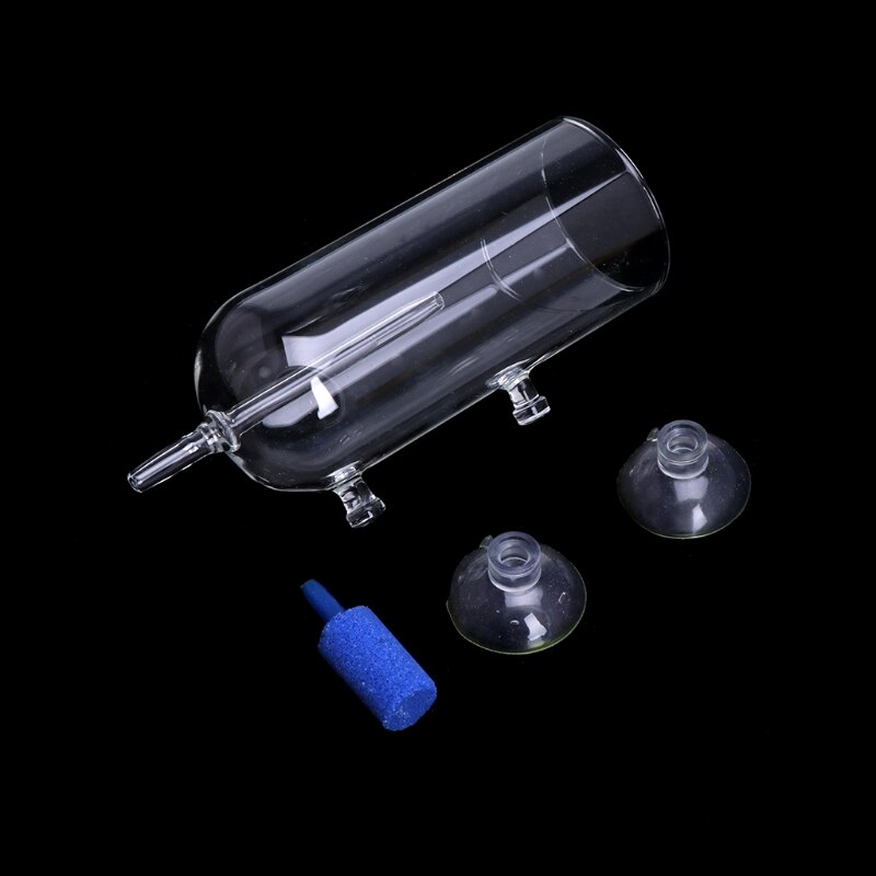 Akvarieglas  co2 diffuser boble luft sten rensning ilt beluftning opløst ilt enhed til akvarie akvarium dele  c42