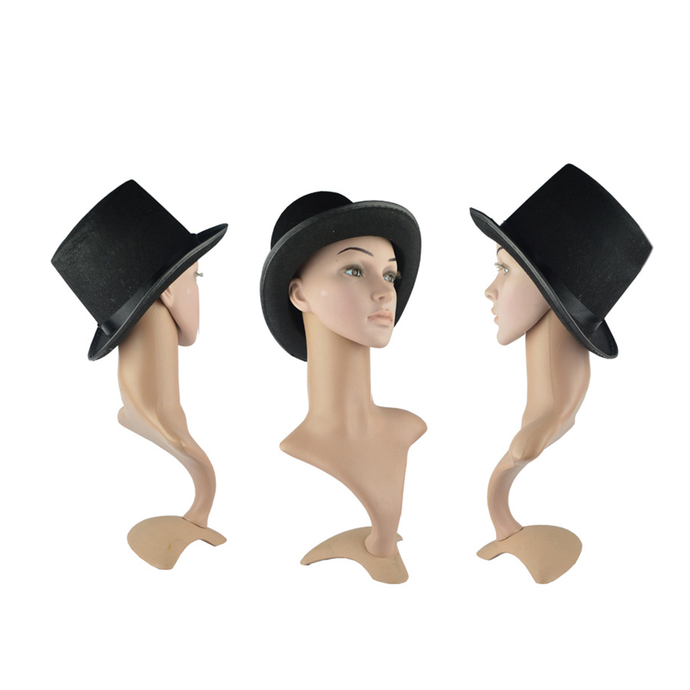 Chapeau de Jazz noir, chapeau de magicien sur scène, couronne de Gentleman, chapeaux chauds, accessoires de robe de danse