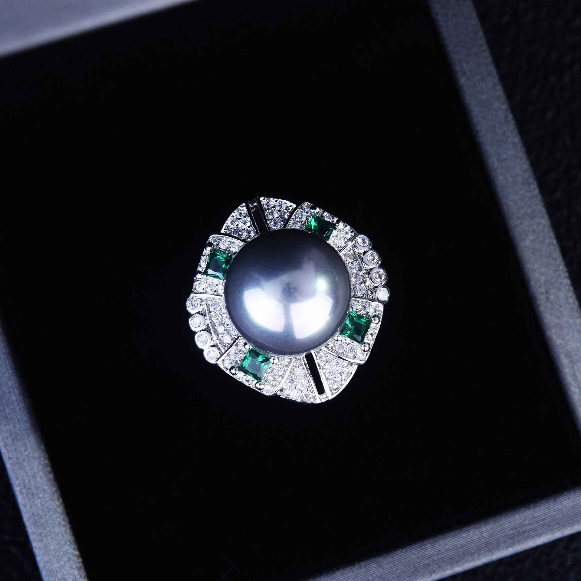 QTT Schmuck setzt Für Frauen Silber Farbe Perle Halsketten Anhänger Elegante Ohrringe für Hochzeit Engagement Zubehör: Ring