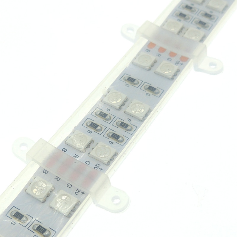 LED Strip Holder 10pcs/lot 10mm 12mm 15mm 18mm Silica gel Holder for LED Strip Fixed to the wall