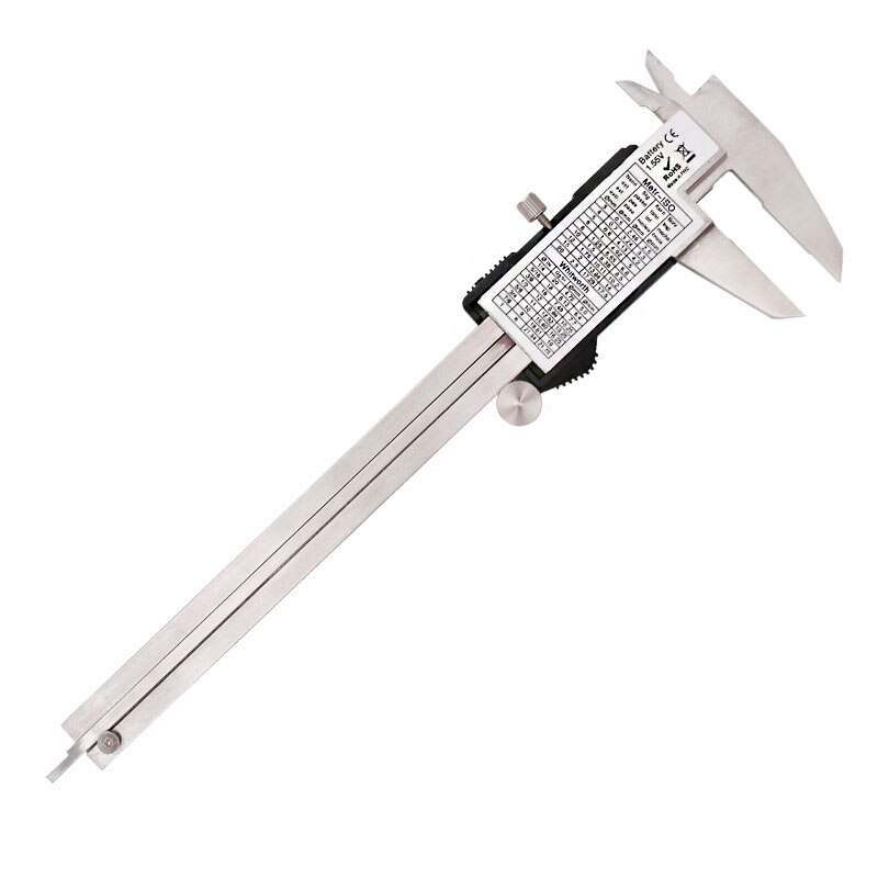 Electronic Digital Vernier Caliper 150mm Stainless Steel Rule Gauge Micrometer 6 Inch LCD Measuring Ruler Tool With Plastic Box