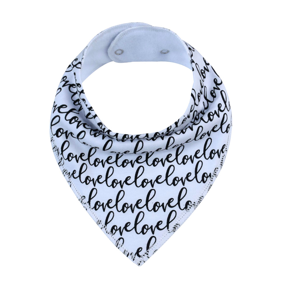 Baby Bandana Kwijlen Slabbetjes Door Daulia, Unisex 1-Pack Absorberende Biologisch Katoen, leuke Baby Voor Jongens & Meisjes: KD0103