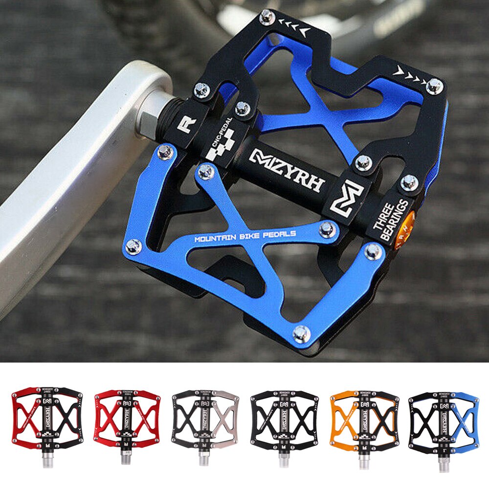 MZYRH Aluminuim MTB Mountain Bike 3 Sealed Bearing Bicycle Pedals Wide