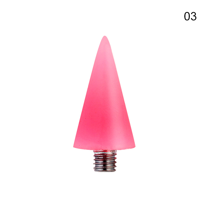 1Pc Austauschbare Nagel Punktierung Stift Kopf Wachs Bleistift Kopf Nagel Perlen Strass Edelsteine Kristall Pflücker Manikübetreffend Nagel Kunst Werkzeuge: 03