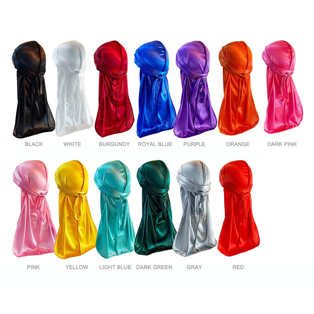 Bonnet de nuit en Satin Invisible pour femmes, accessoire de en soie, Long, plat